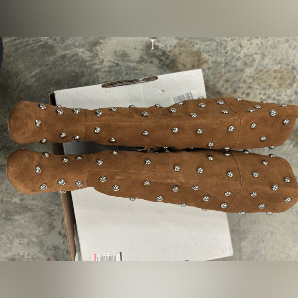 A.N.A Women’s Brown studded boots - Picture 2 of 10